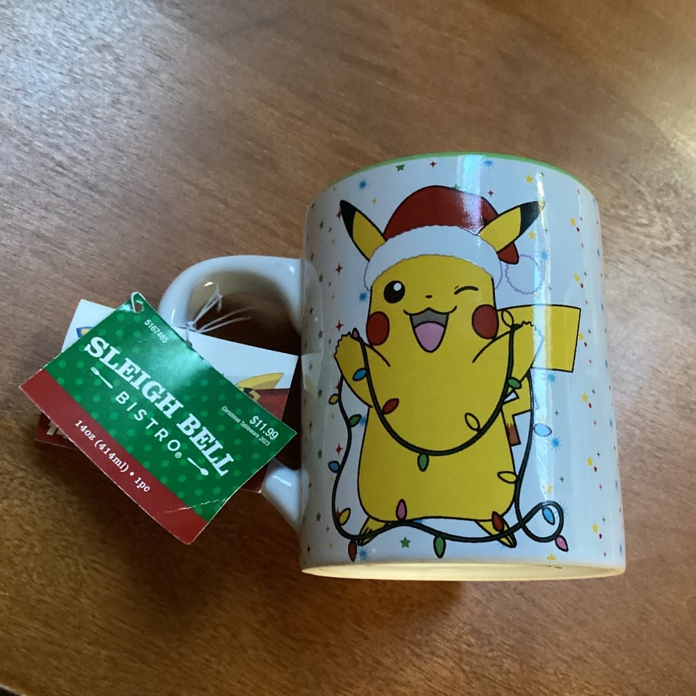 Sleigh Bell Bistro Pokémon Ceramic Mug Bundle New with tag 14 oz